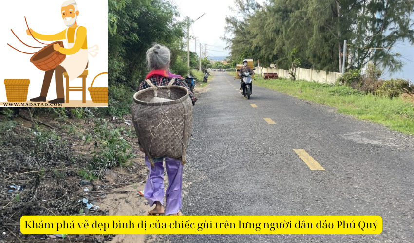 Discover the simple beauty of the baskets on the backs of Phu Quy islanders